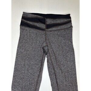Lululemon Women’s Brown Giant Herringbone Wunder Under Tight Leggings Size 2